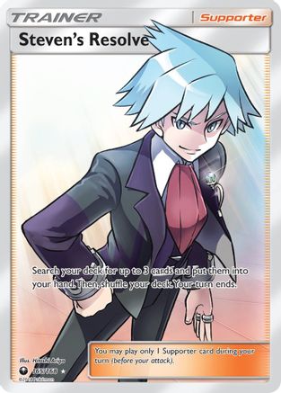 Steven's Resolve 165/168 - Celestial Storm Pokemon Holofoil