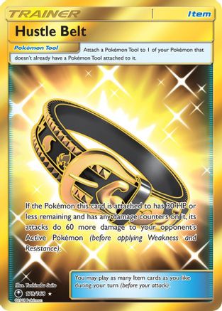 Hustle Belt 179/168 - Celestial Storm Pokemon Holofoil