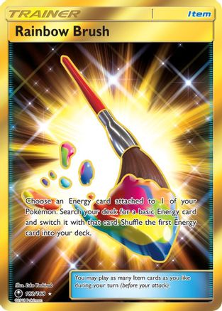 Rainbow Brush 182/168 - Celestial Storm Pokemon Holofoil