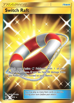 Switch Raft 77/70 - Dragon Majesty Pokemon Holofoil