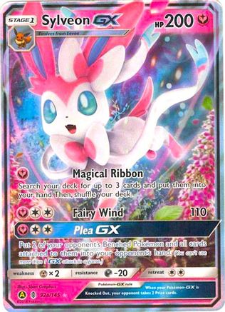 Sylveon-GX 92a/145 - Guardians Rising Pokemon Holofoil