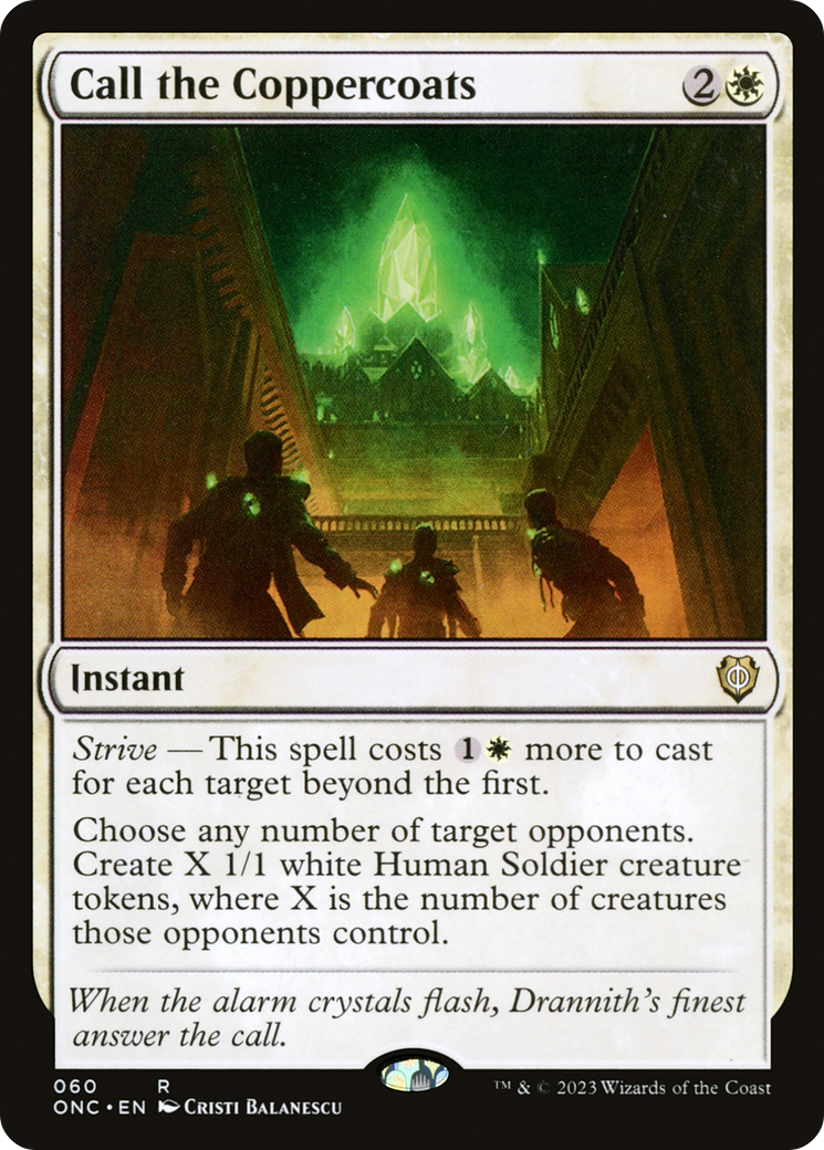 Call the Coppercoats (ONC-060) - Phyrexia: All Will Be One Commander - Magic The Gathering