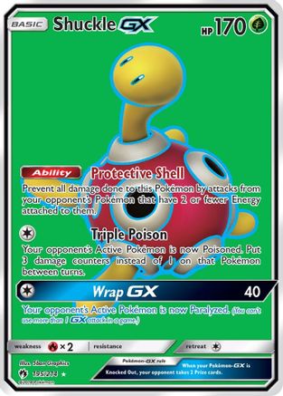 Shuckle-GX 195/214 - Lost Thunder Pokemon Holofoil