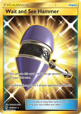 Wait and See Hammer 236/214 - Lost Thunder Pokemon Holofoil