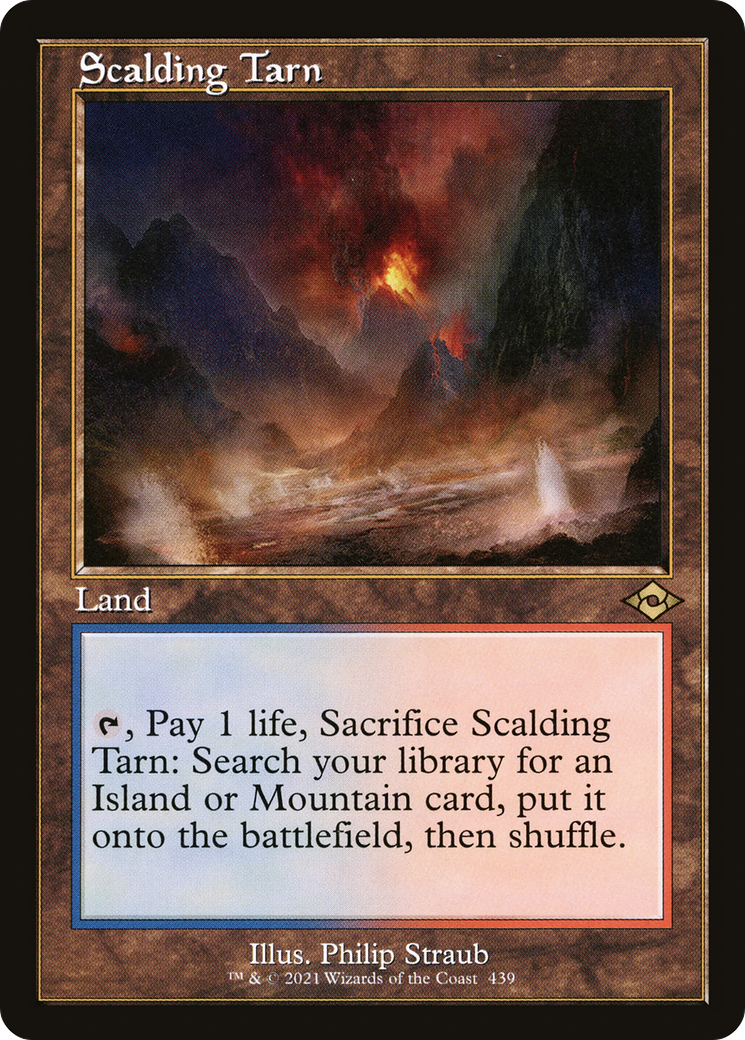 FOIL Scalding Tarn (Retro Frame) (MH2-439) - Modern Horizons 2 - Magic The Gathering