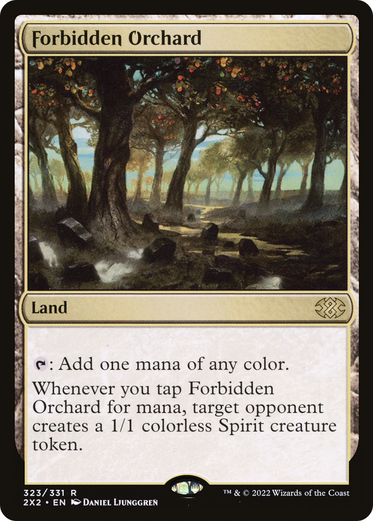 FOIL Forbidden Orchard (2X2-323) - Double Masters 2022 - Magic The Gathering