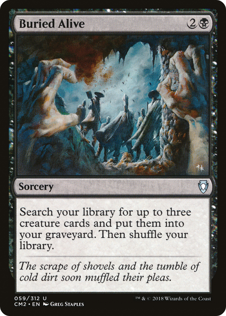 Buried Alive (CM2-059) - Commander Anthology Volume II - Magic The Gathering