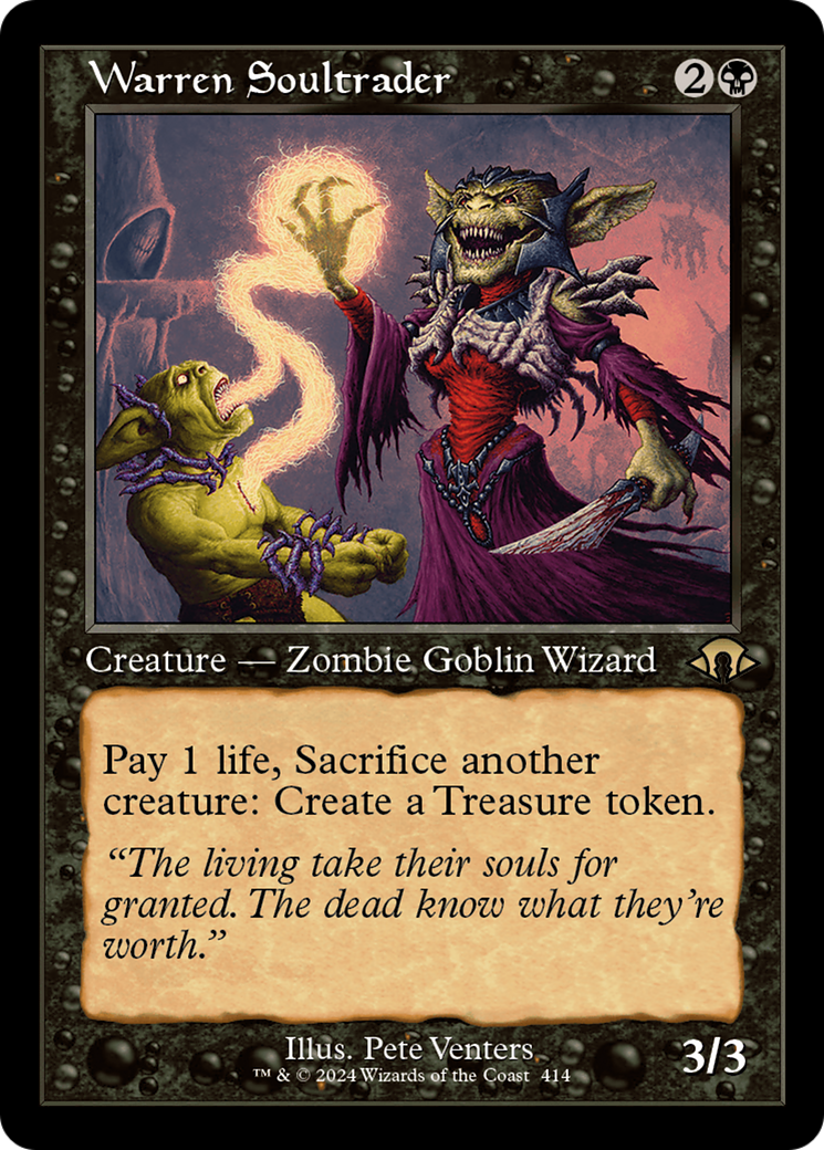 FOIL Warren Soultrader (Retro Frame) (MH3-414) - Modern Horizons 3 - Magic The Gathering