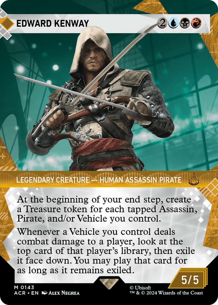 Edward Kenway (Showcase) (ACR-143) - Assassin's Creed - Magic The Gathering
