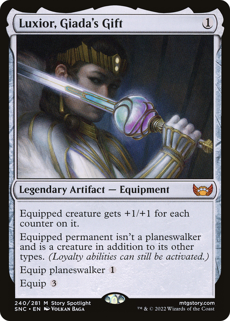 FOIL Luxior, Giada's Gift (SNC-240) - Streets of New Capenna - Magic The Gathering