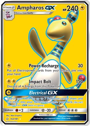 Ampharos-GX 163/181 - Team Up Pokemon Holofoil