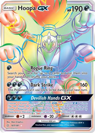 Hoopa-GX 187/181 - Team Up Pokemon Holofoil