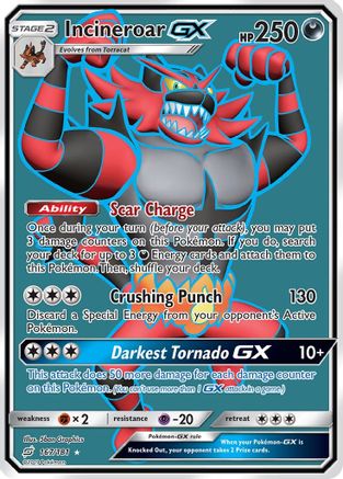 Incineroar-GX 167/181 - Team Up Pokemon Holofoil