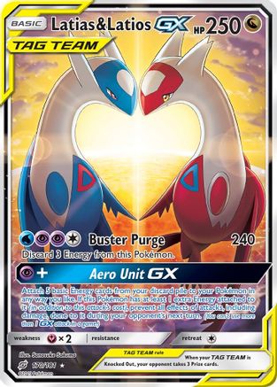Latias & Latios-GX 170/181 - Team Up Pokemon Holofoil