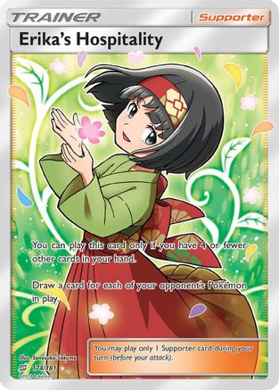 Erika's Hospitality 174/181 - Team Up Pokemon Holofoil