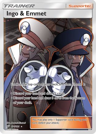 Ingo & Emmet 176/181 - Team Up Pokemon Holofoil