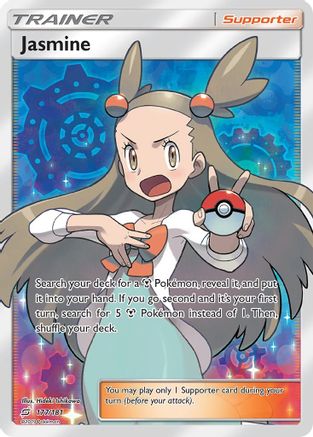 Jasmine 177/181 - Team Up Pokemon Holofoil