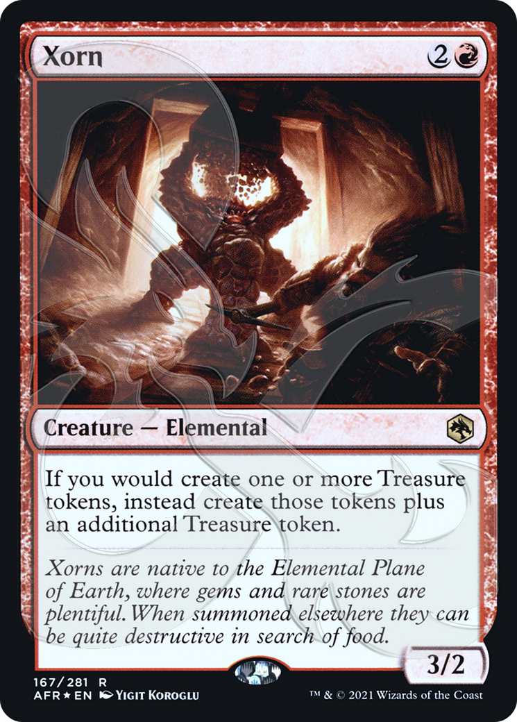 FOIL Xorn (AFR&-167A) - Adventures in the Forgotten Realms Promos - Magic The Gathering