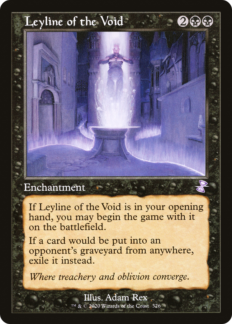 FOIL Leyline of the Void (TSR-326) - Time Spiral Remastered - Magic The Gathering
