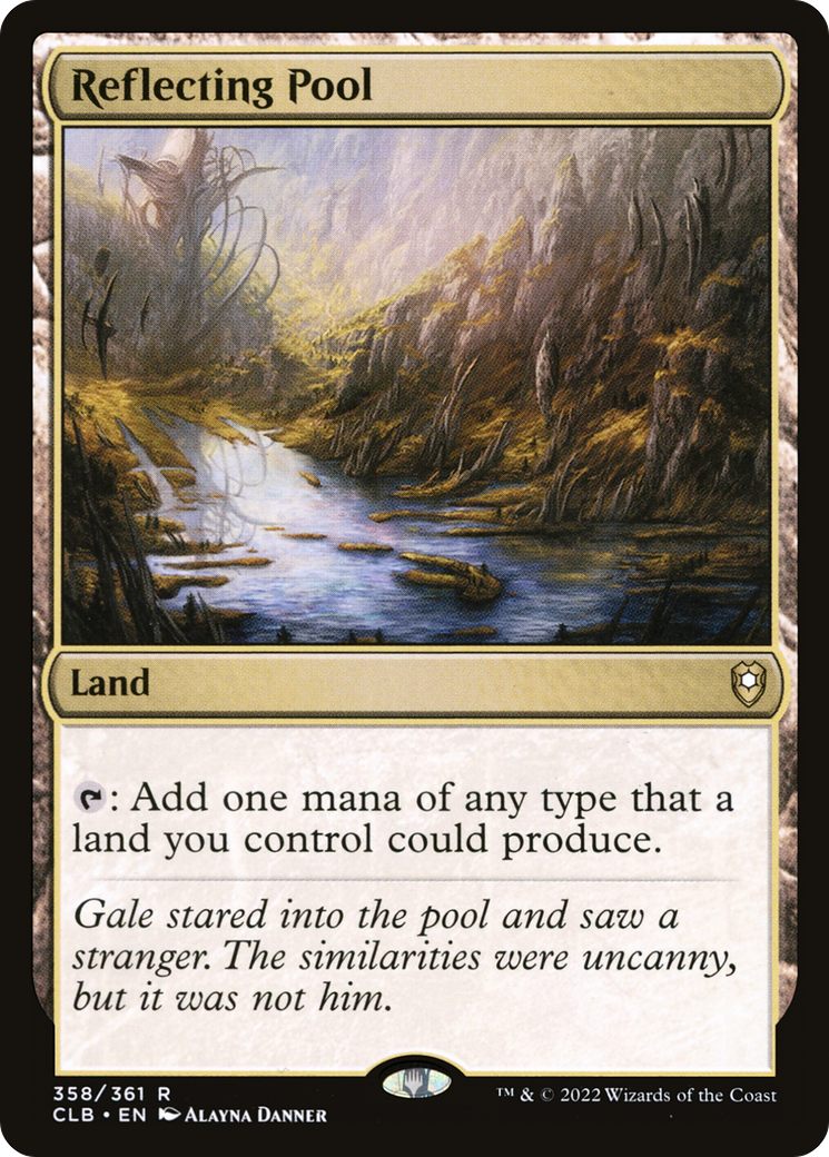 Reflecting Pool (CLB-358) - Commander Legends: Battle for Baldur's Gate - Magic The Gathering