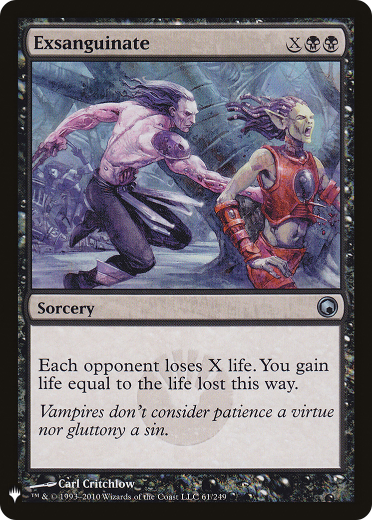 Exsanguinate (LIST-061) - The List - Magic The Gathering