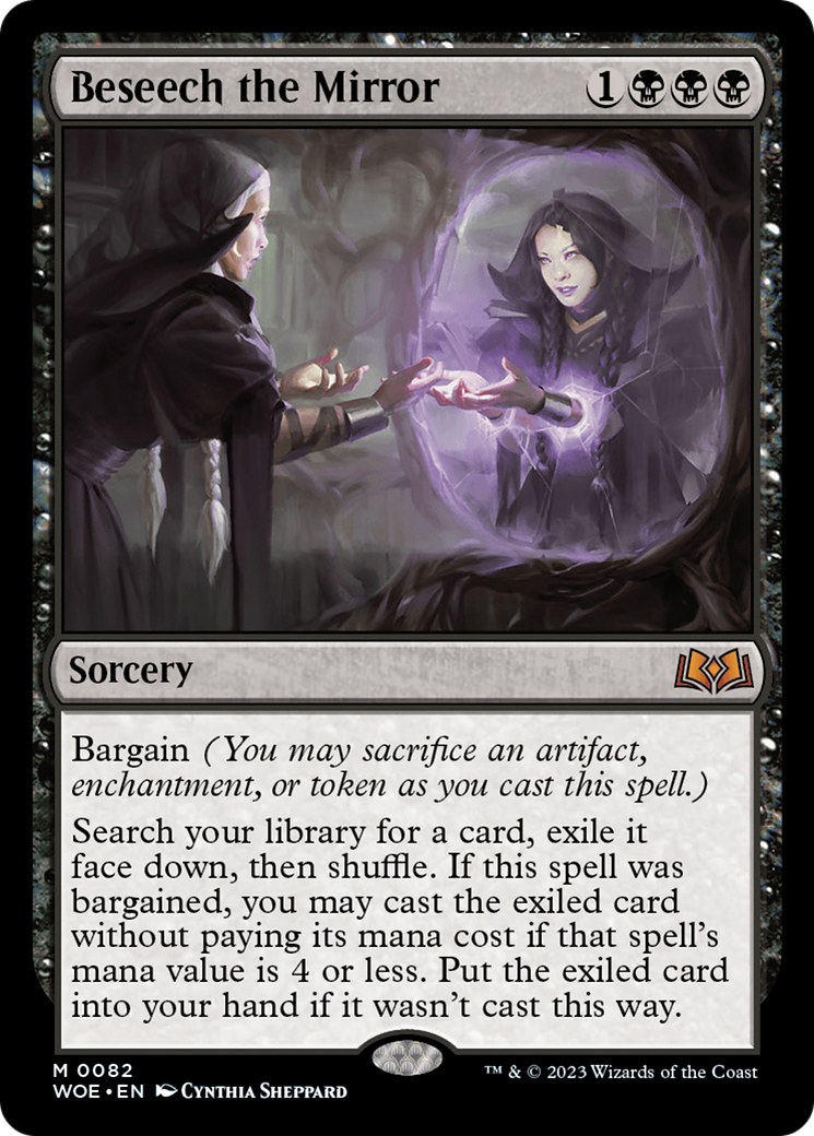 FOIL Beseech the Mirror (WOE-082) - Wilds of Eldraine - Magic The Gathering