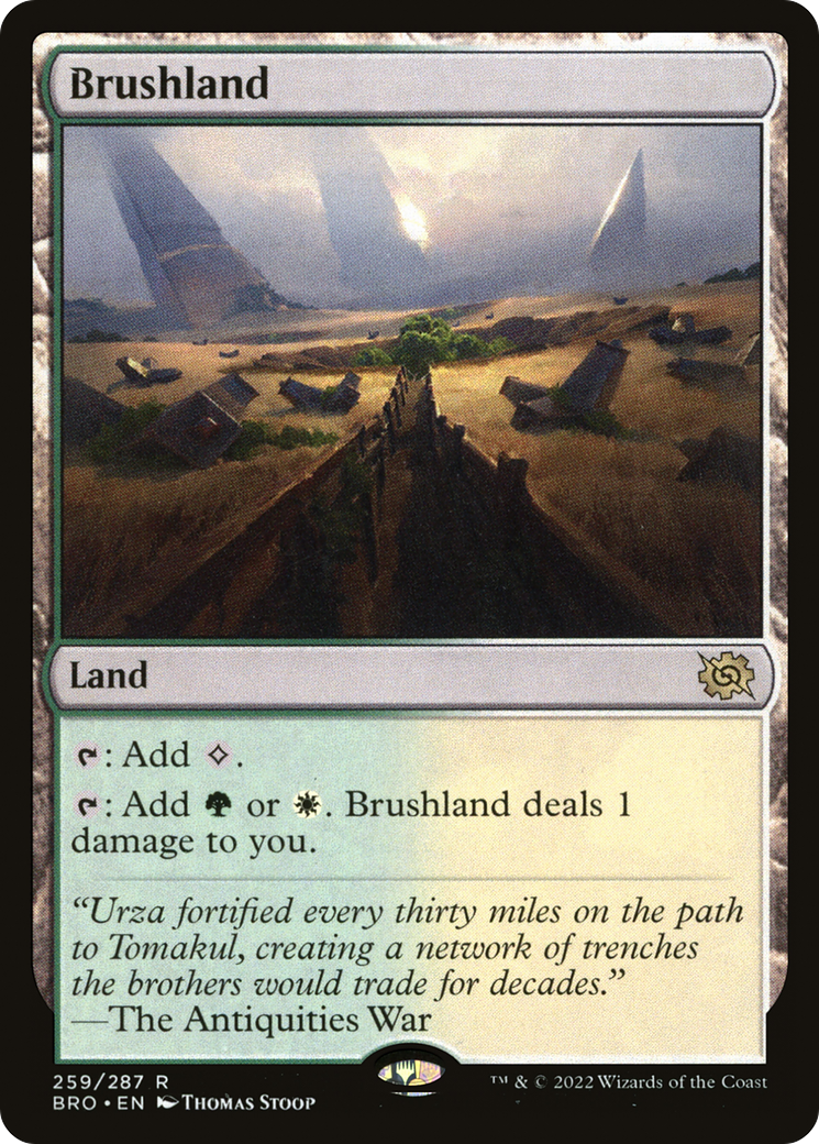 Brushland (BRO-259) - The Brothers' War - Magic The Gathering