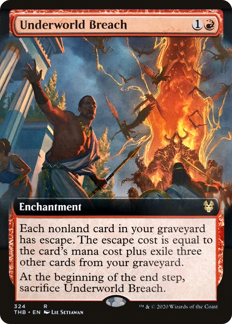 FOIL Underworld Breach (Extended Art) (THB-324) - Theros Beyond Death - Magic The Gathering