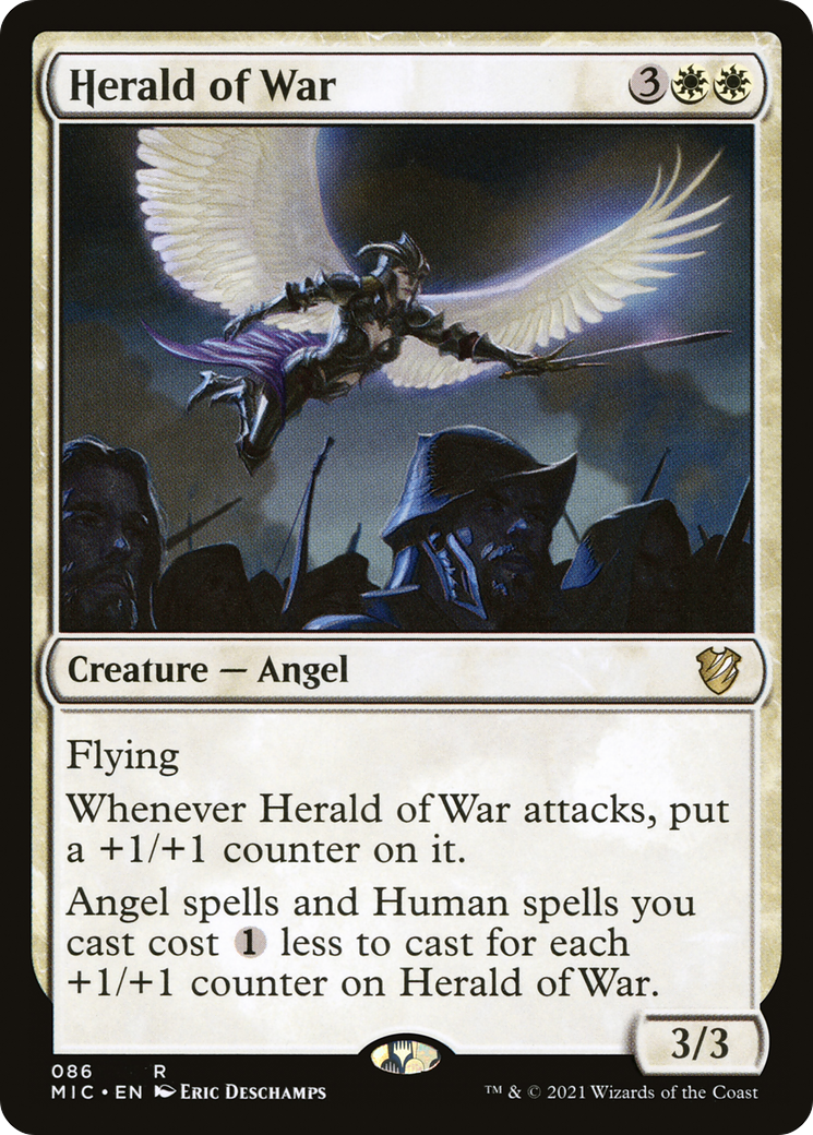 Herald of War (MIC-086) - Midnight Hunt Commander - Magic The Gathering