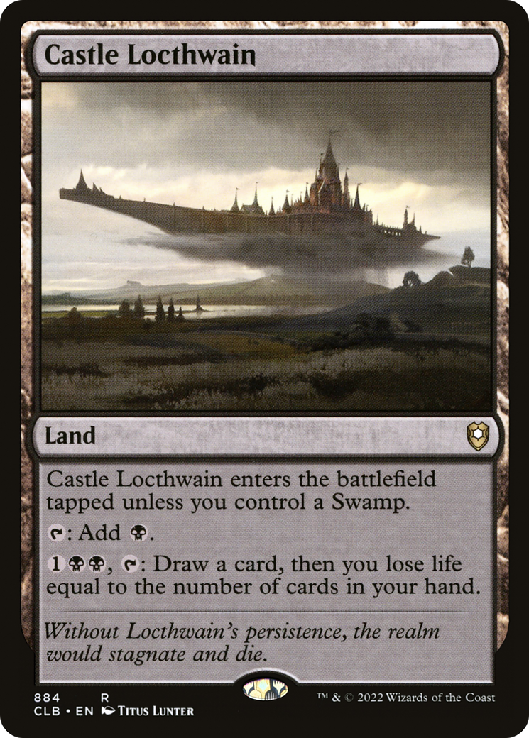 Castle Locthwain (CLB-884) - Commander Legends: Battle for Baldur's Gate - Magic The Gathering