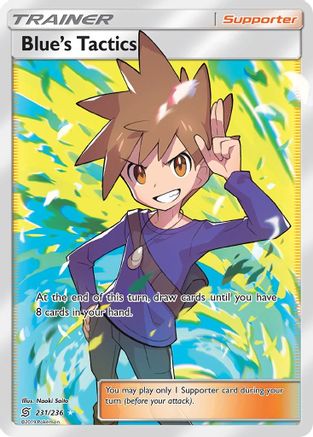 Blue's Tactics 231/236 - Unified Minds Pokemon Holofoil