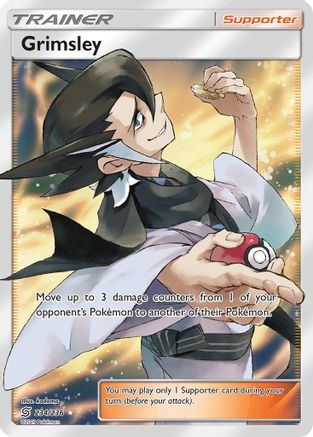 Grimsley 234/236 - Unified Minds Pokemon Holofoil