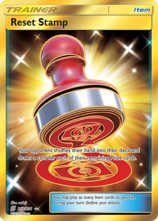 Reset Stamp 253/236 - Unified Minds Pokemon Holofoil