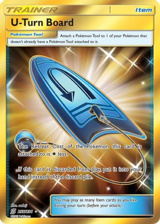 U-Turn Board 255/236 - Unified Minds Pokemon Holofoil