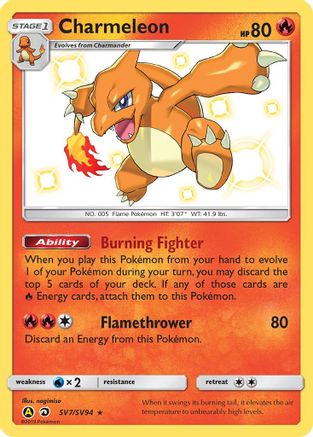 Charmeleon SV7/94 - Shiny Vault Pokemon Holofoil