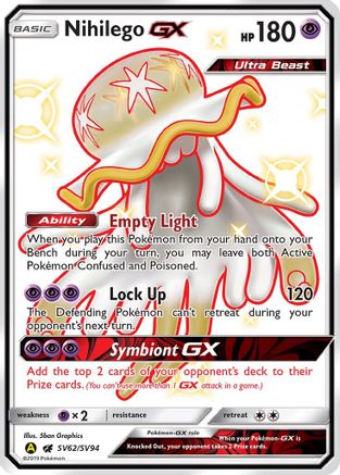 Nihilego-GX SV62/94 - Shiny Vault Pokemon Holofoil