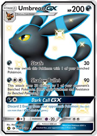 Umbreon-GX SV69/94 - Shiny Vault Pokemon Holofoil