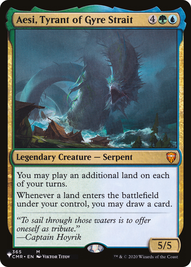 Aesi, Tyrant of Gyre Strait (LIST-CMR-365) - The List - Magic The Gathering