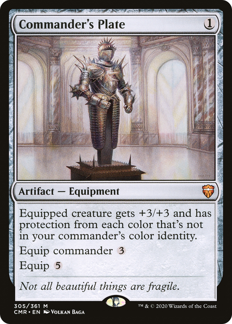 FOIL Commander's Plate (CMR-305) - Commander Legends - Magic The Gathering