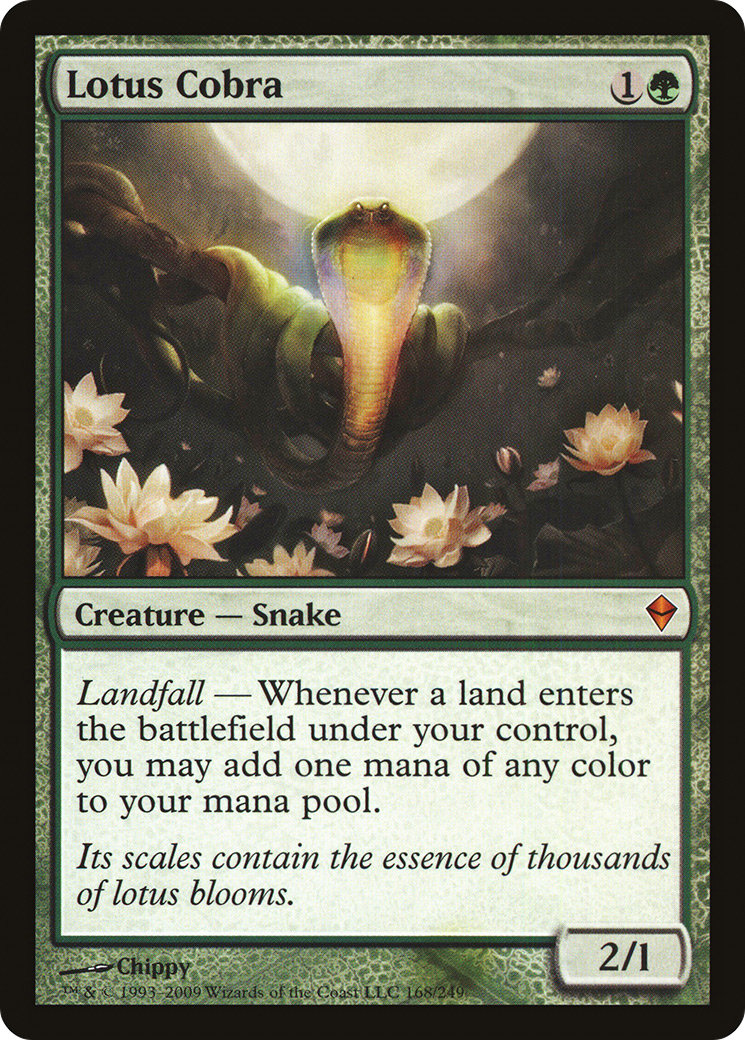 FOIL Lotus Cobra (ZEN-168) - Zendikar - Magic The Gathering