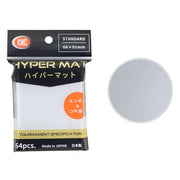 KMC HYPER MAT 64ct 66x91mm STANDARD SIZE CARD SLEEVES Clear