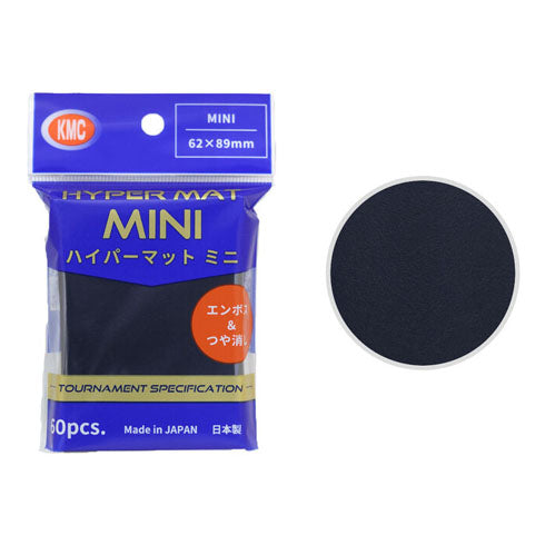 KMC HYPER MAT 60ct MINI SIZE 62x89mm BLACK