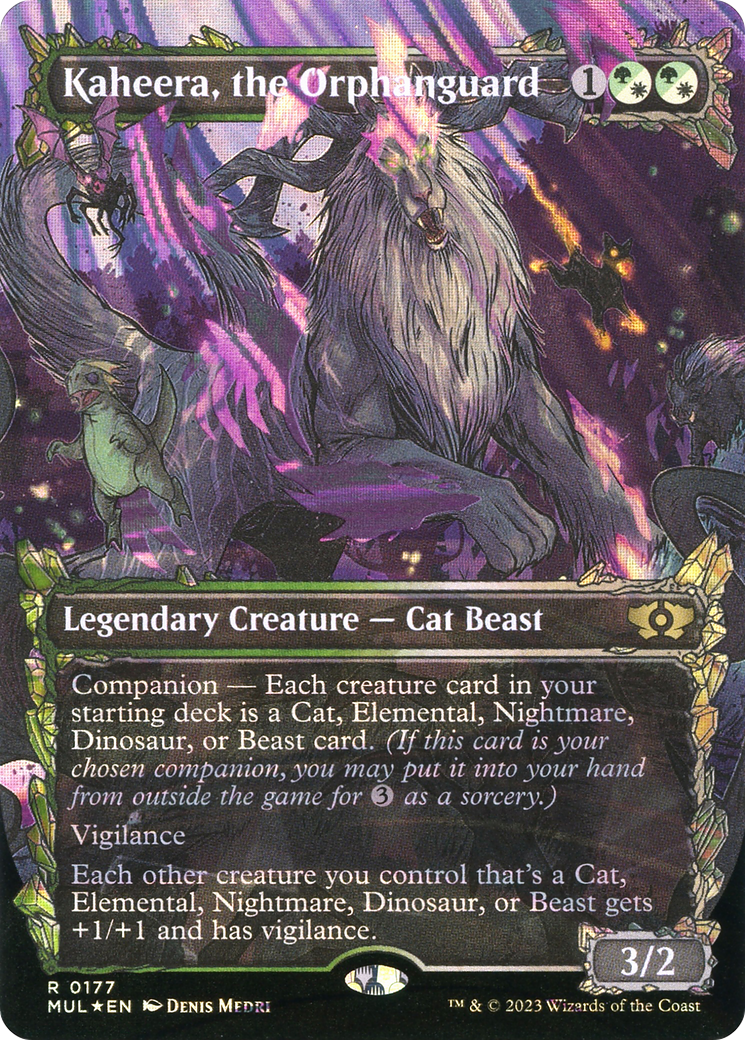 FOIL Kaheera, the Orphanguard (Halo Foil) (MUL-177) - Multiverse Legends - Magic The Gathering