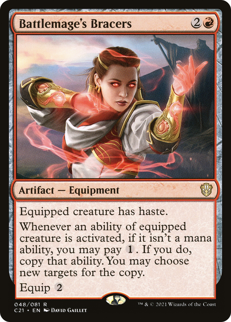 Battlemage's Bracers (C21-048) - Commander 2021 - Magic The Gathering