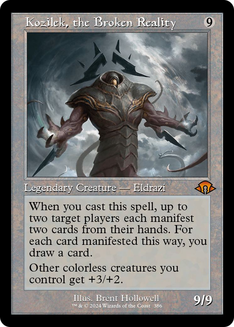 Kozilek, the Broken Reality (Retro Frame) (MH3-386) - Modern Horizons 3 - Magic The Gathering