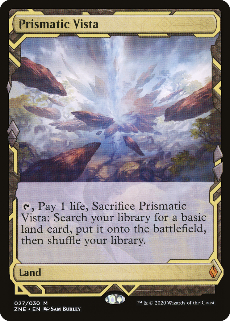 FOIL Prismatic Vista (ZNE-027) - Zendikar Rising Expeditions - Magic The Gathering