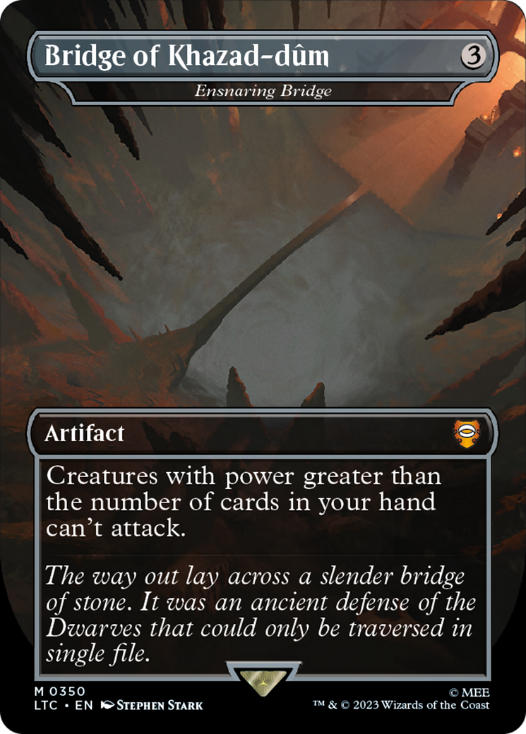 Bridge of Khazad-dum - Ensnaring Bridge (LTC-350) - Tales of Middle-earth Commander - Magic The Gathering