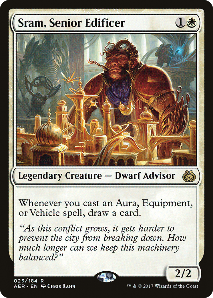 FOIL Sram, Senior Edificer (AER-023) - Aether Revolt - Magic The Gathering