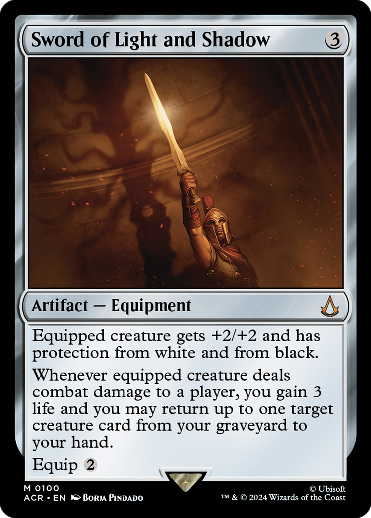 Sword of Light and Shadow (ACR-100) - Assassin's Creed - Magic The Gathering
