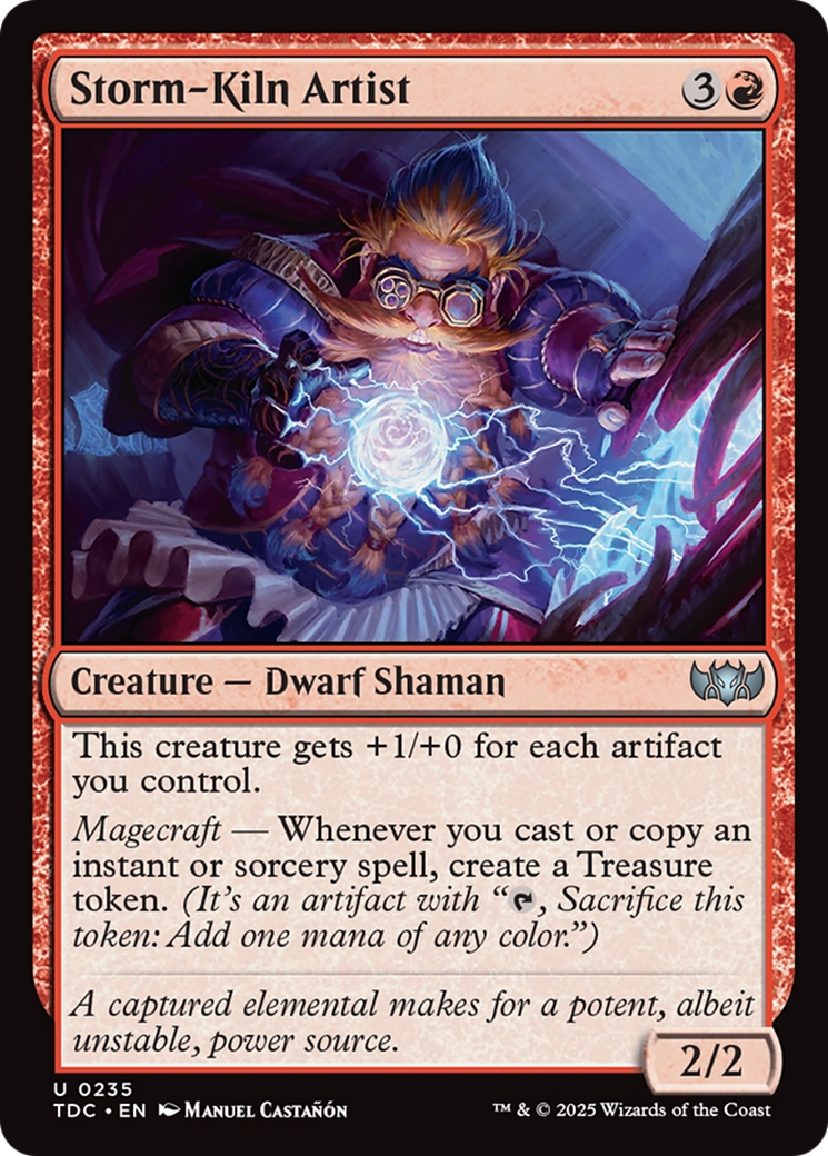 Storm-Kiln Artist (TDC-235) - Commander: Tarkir: Dragonstorm - Magic The Gathering
